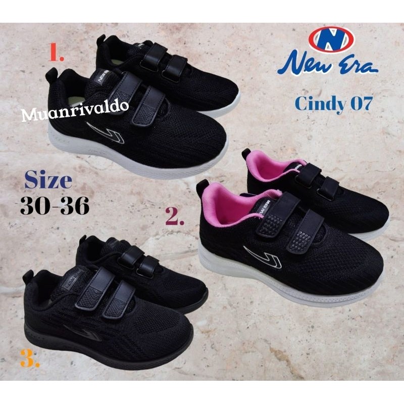 KOKKISHOP  SEPATU NEW ERA CINDY SEPATU SEKOLAH ANAK TK,SD.