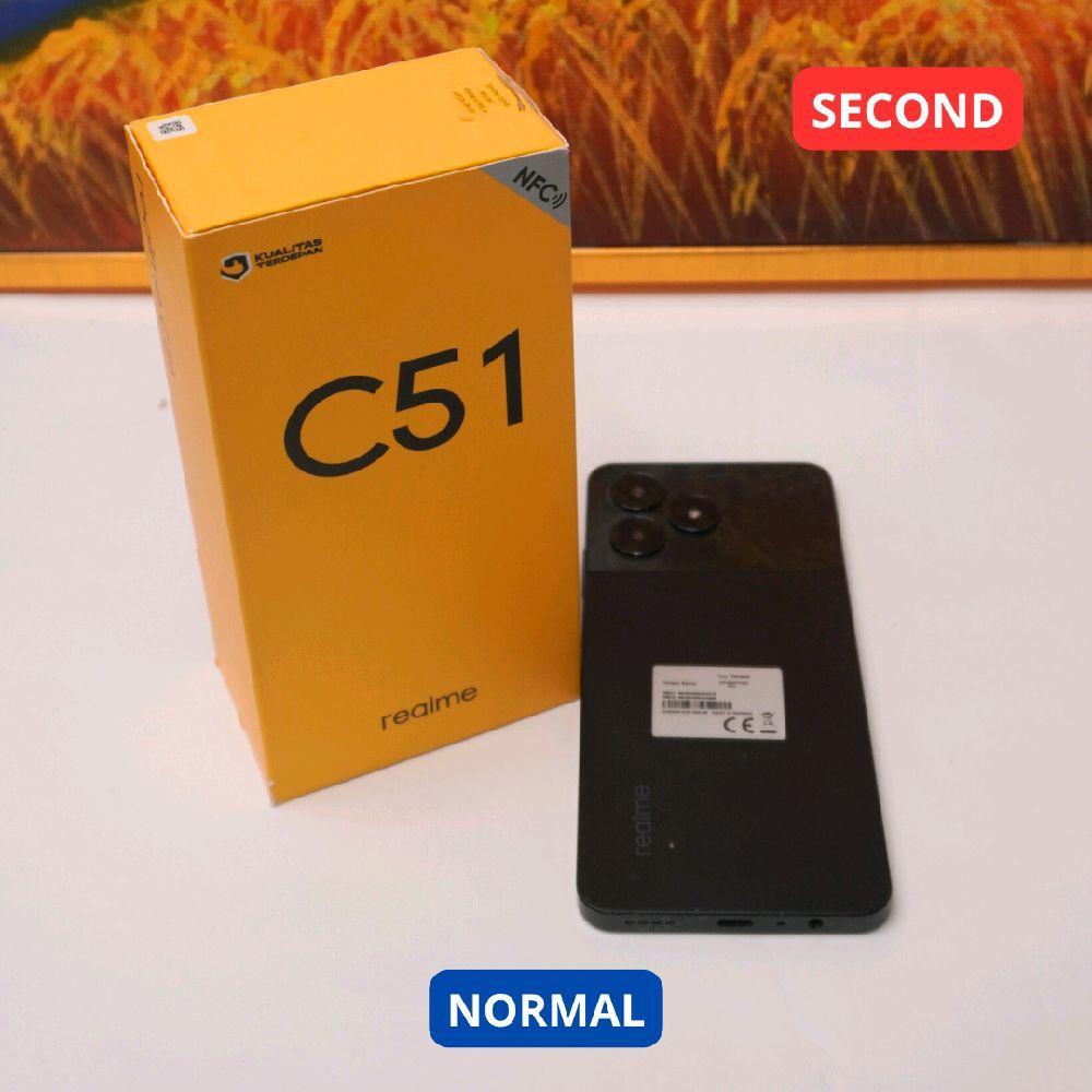 REALME C51 4/128 GB HP SECOND ORIGINAL SINAR MUTIARA CELL