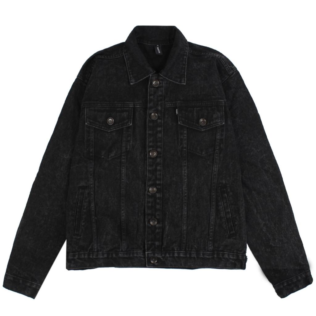Rown Division Jaket Denim Tanzen Black