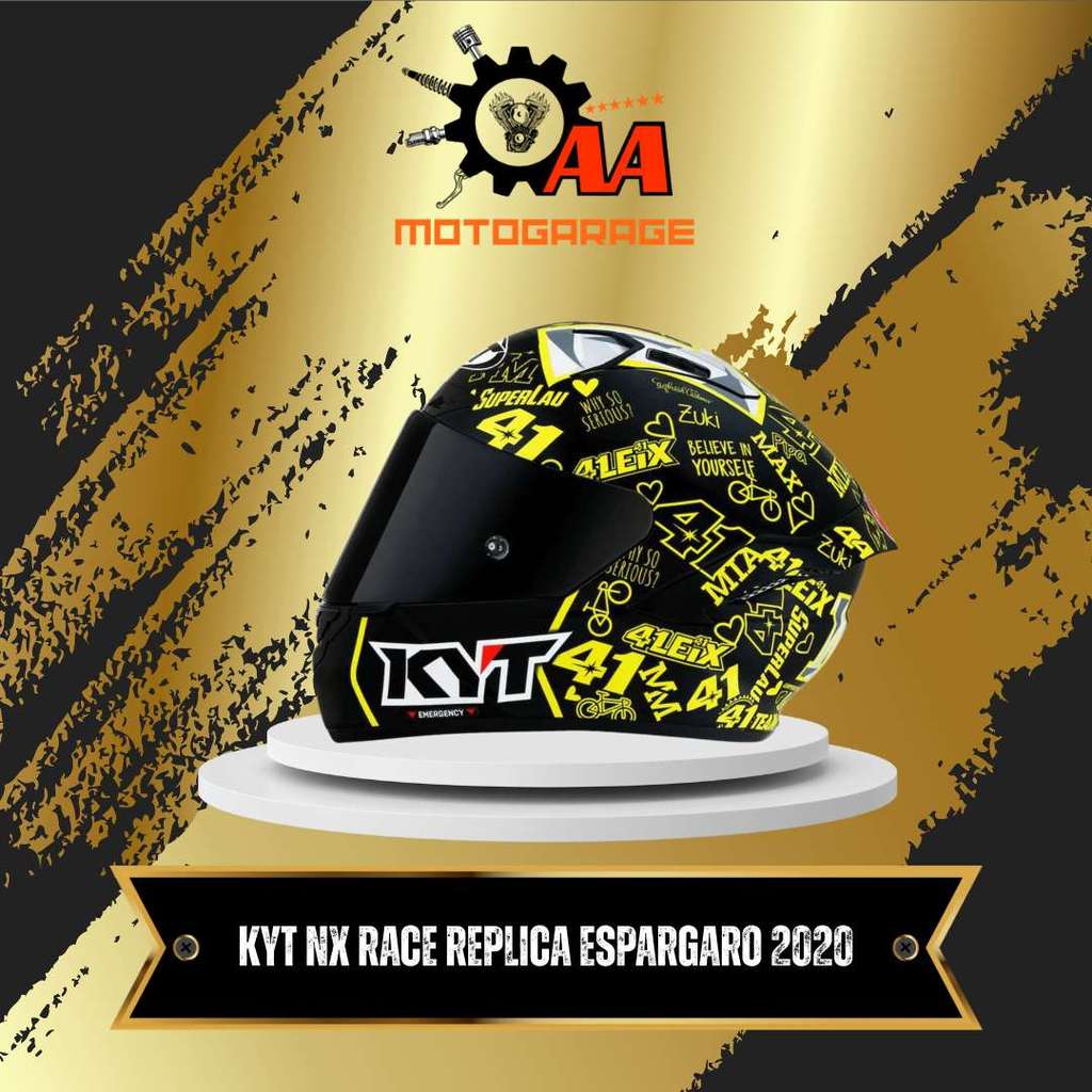 HELM FULL FACE KYT NZ RACE REPLICA ESPARGARO 2022