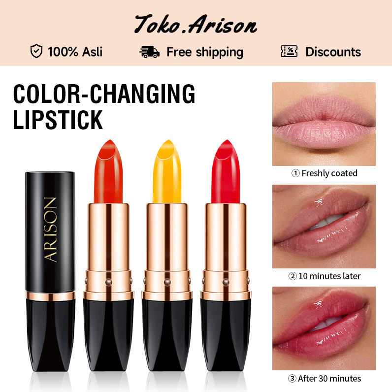 ARISON Lip Balm Magic Warna Mengubah Warna Sesuai Suhu & Lembap Tahan Lama