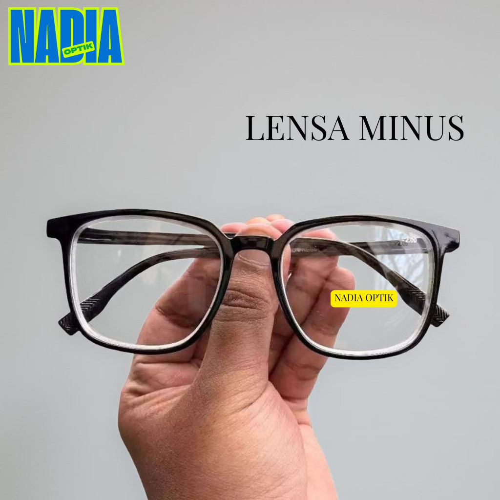 KACAMATA MINUS RABUN JAUH Model Kotak Terbaru Ukuran Minus -0.50 Sampai Minus -4.00 - OPTIK RARA