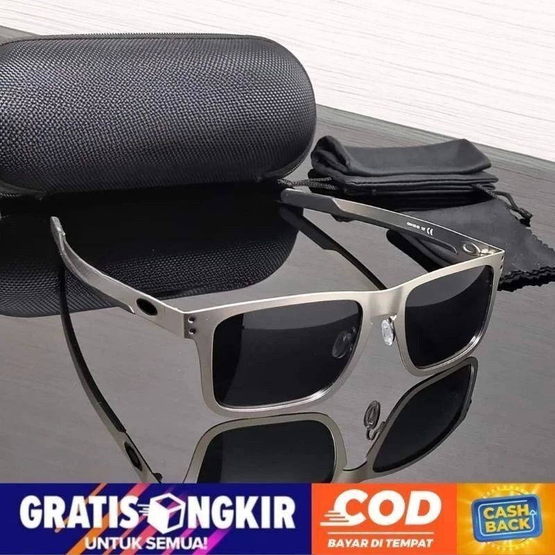 STYLE'S DESAIN SPORT KACAMATA FASHION OK HOLBROOK METAL TITANIUM ORIGINAL FULLSET