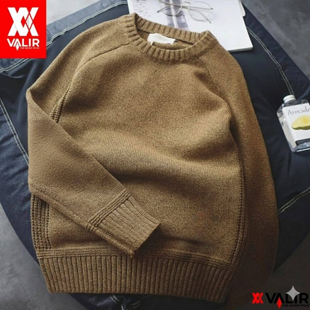 Valir Barlow Sweater Rajut Pria Keren Terbaru Bahan Tebal dan Lembut Nyaman