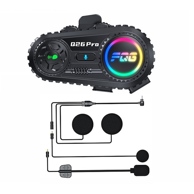 12x Music Interphone Bluetooth 60 Motorcycle Helmet Intercom Headset Waterproof 300m Intercomunicado