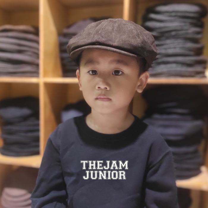 Thejam. for the kids Newsboy cap kids Corduroy | Topi anak pria wanita | Topi pelukis | topi kodok