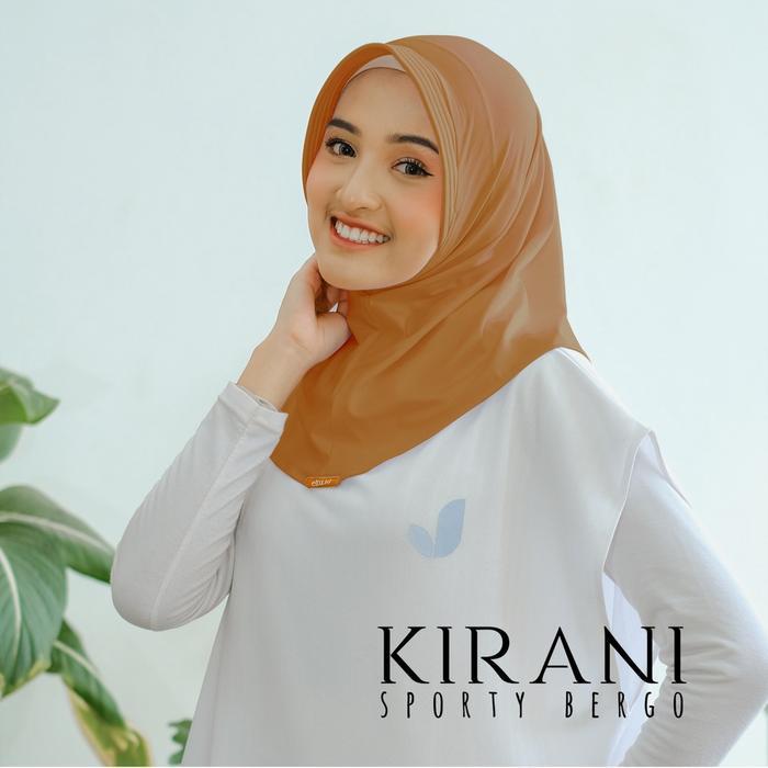 Hijab Instan /Jilbab Bergo Eltu /Jilbab Sport /Kirani Bergo Eltu - Caramel