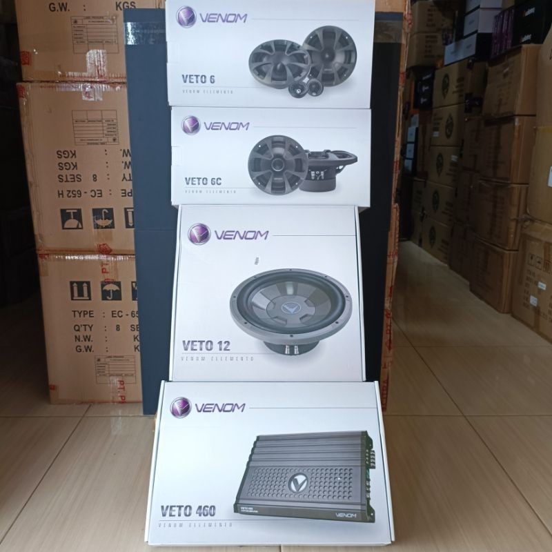 Paket Audio Venom VETO Paket Komplit Audio Venom