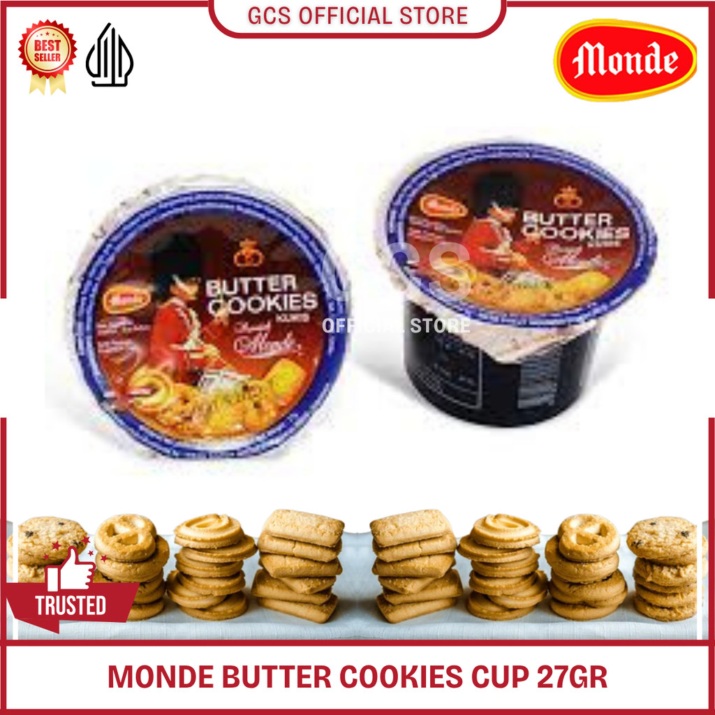 Danish Monde Butter Cookies Cup 27g
