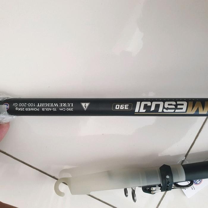 JORAN OGAWA MESUJI FULL FUJI CARBON 390 420 Joran Pancing Surf Teleskopik Antena ring dan real set f