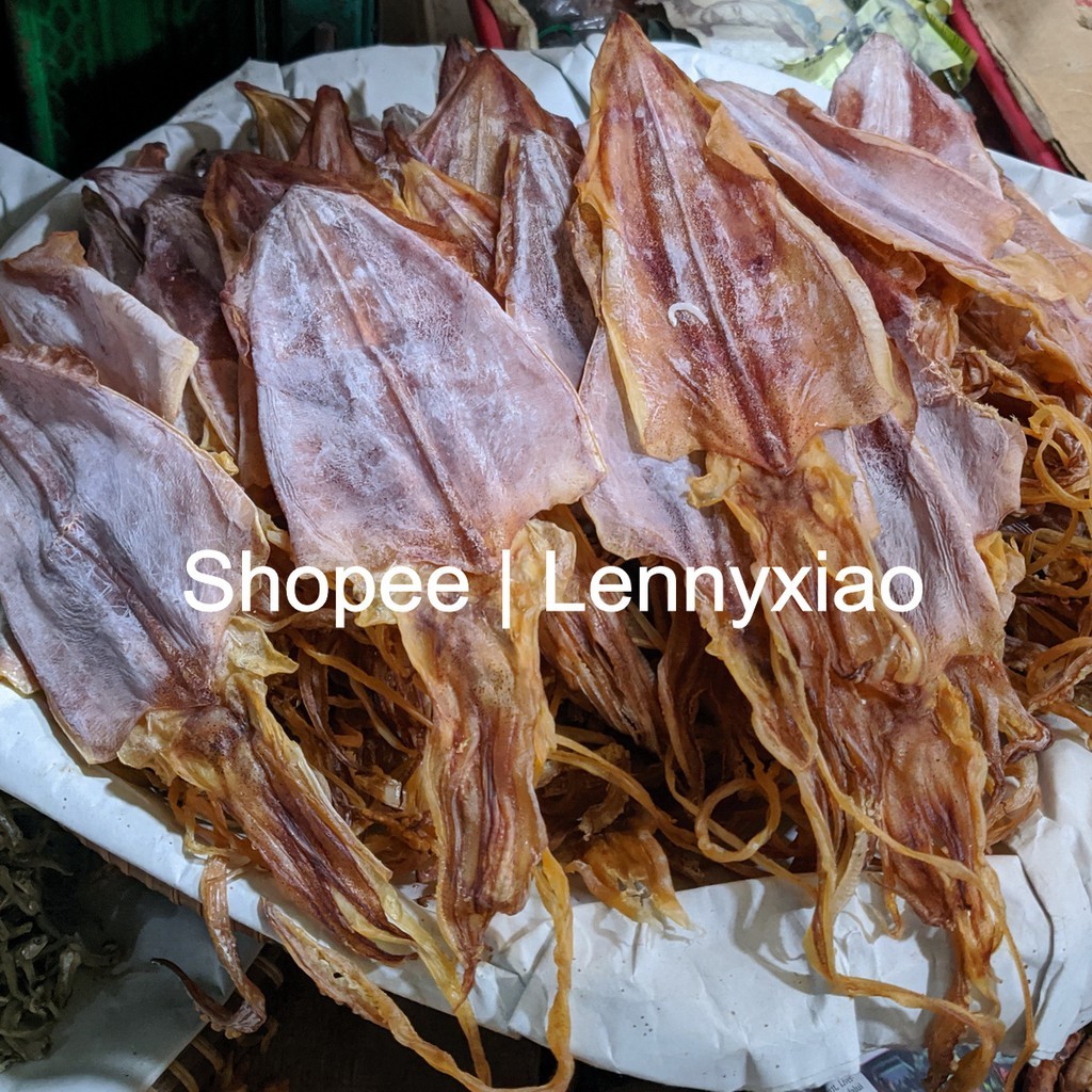 Sotong - Cumi Kering - Juhi Kering Kalimantan Ukuran Besar ± 100 gr gram