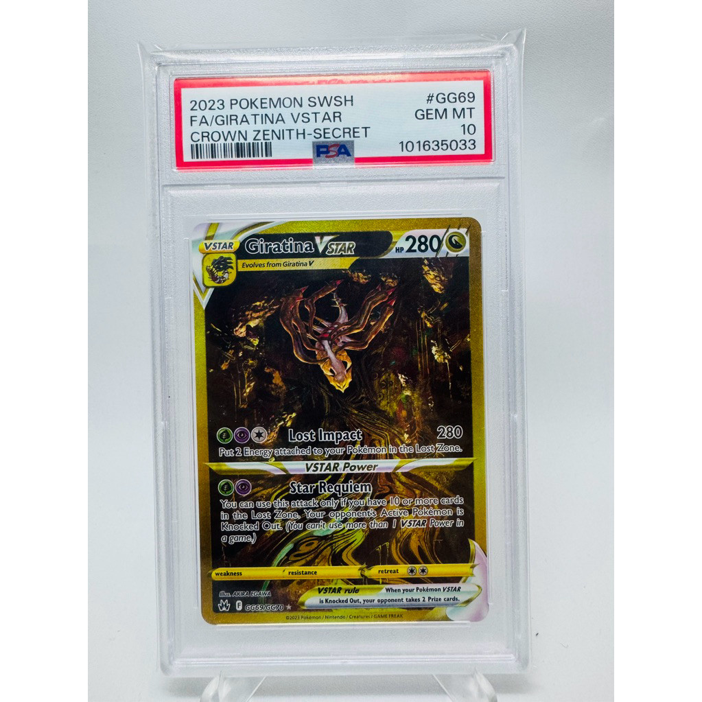 Psa 10 Giratina Vstar Crown Zenith - Pokemon English Tcg