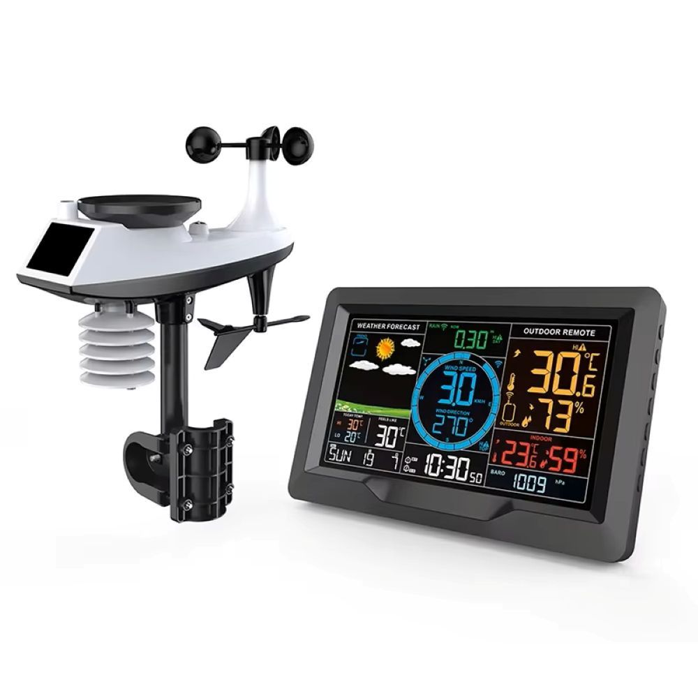 Professional Wireless Weather Station Weather Forecast Wind Speed Barometric Weather Station Clock R