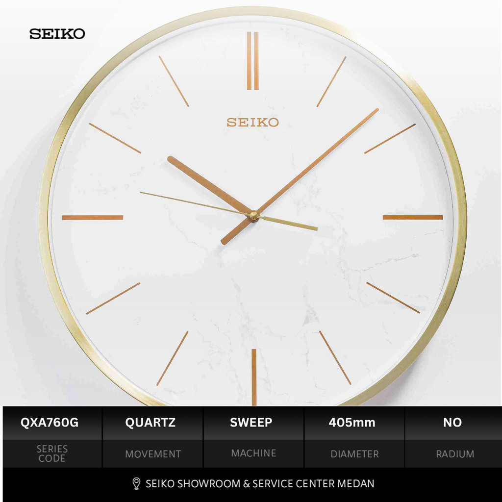 SEIKO Showroom Medan - Jam Dinding QXA760