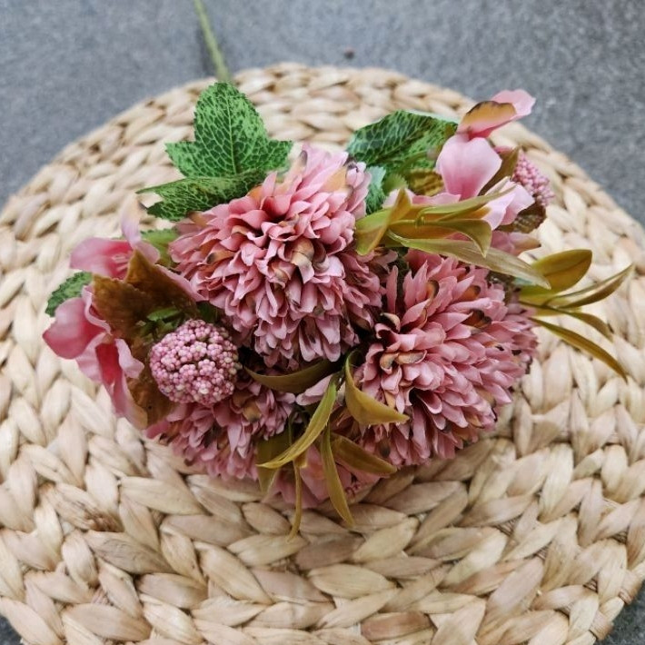 Bunga Geranium Autumn x7 Artificial
