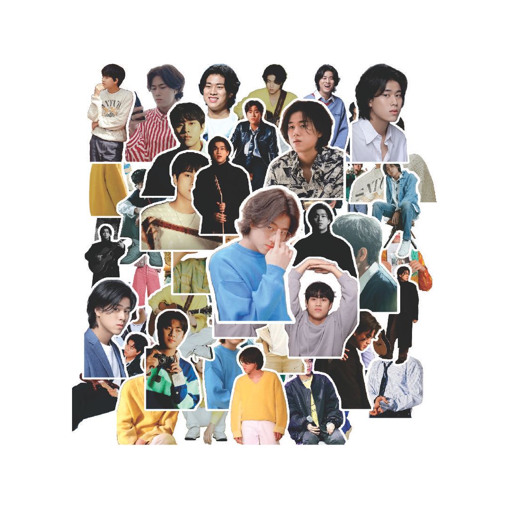 COD 50 PCS Stiker Lee Mujin Stiker Tahan Air – Ideal untuk Melindungi dan Mendekorasi Barang Laptop,