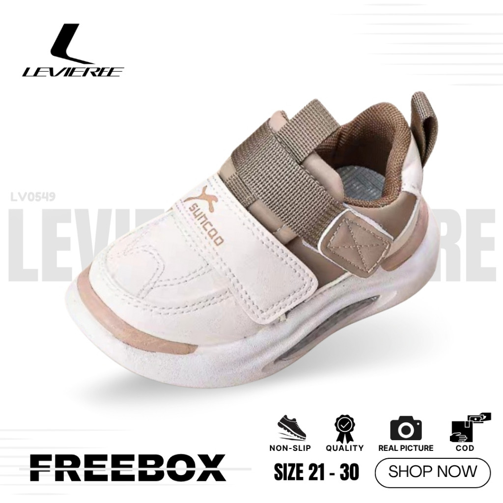 BLASFAS LVR Sehun FREE BOX SIZE 21-30 Sepatu Anak Korean Style Premium Sneakers Sport Anak LV0549