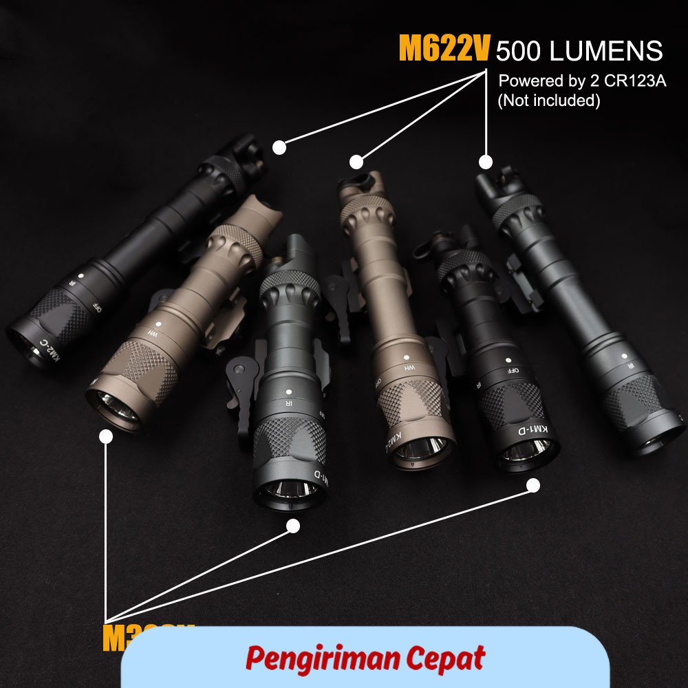 PCP IR Light Scout Light M622V M323V IR Illuminator & LED White Light 500 Lumens Dual Output w/ ADM 