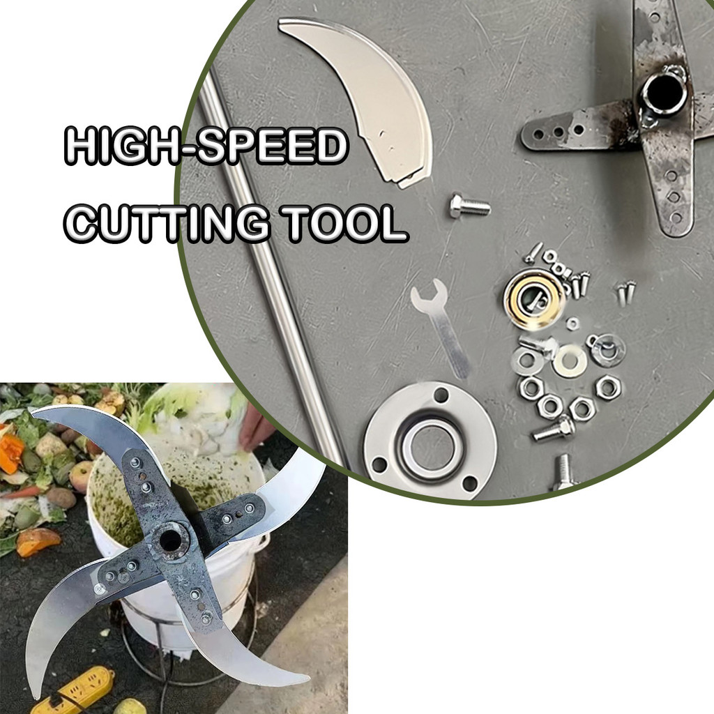 Pisau cacah rumput pakan ternak Bor multifungsi Listrik Modifikasi Penghancur Sayur Mesin cacah 
unt