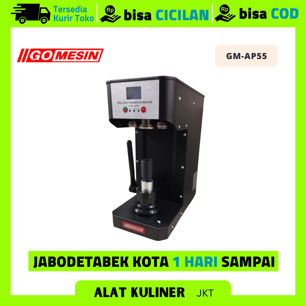 Can Sealer Gomesin Gm-Ap55 Mesin Penutup Kaleng Otomatis