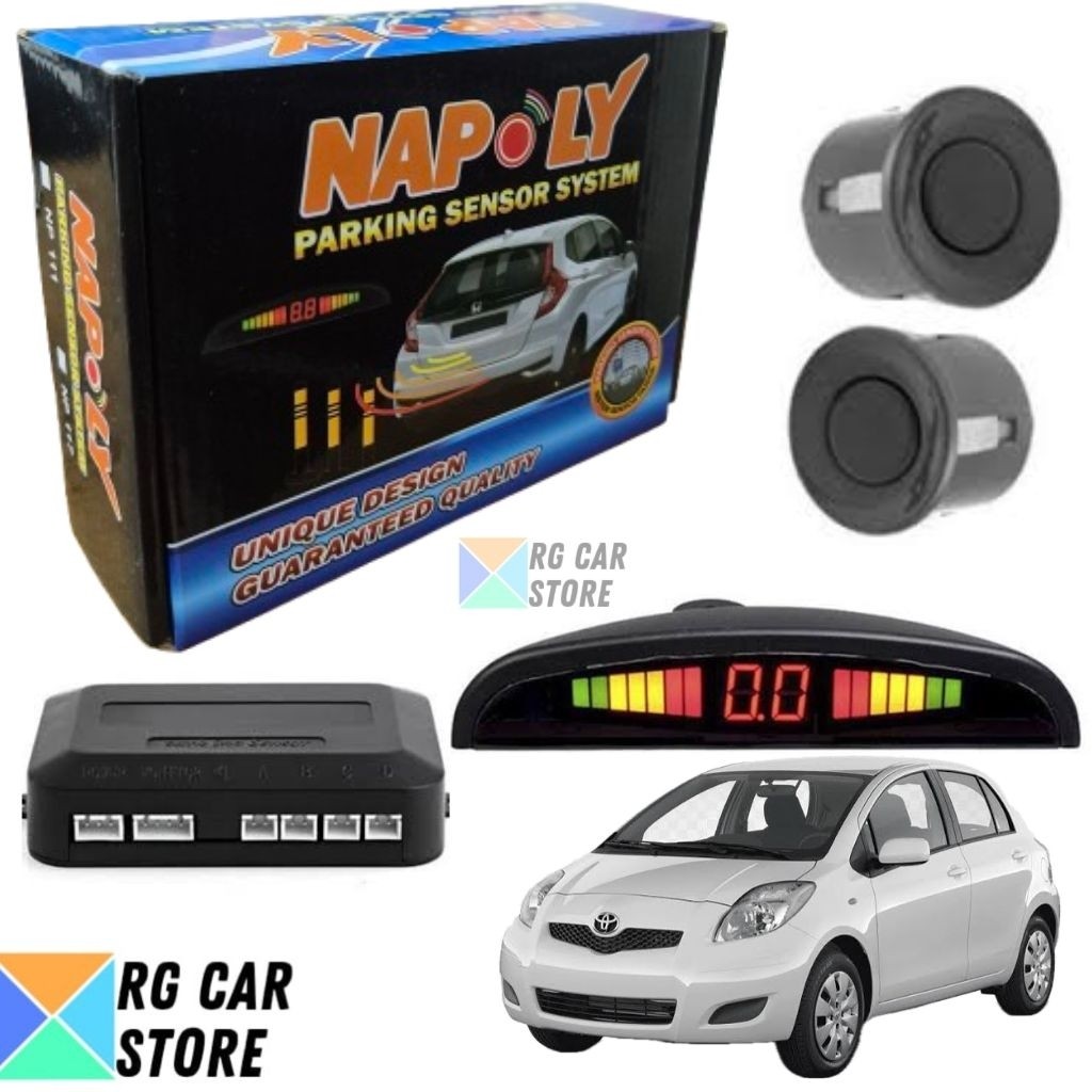Sensor Parkir Yaris Bakpao Layar Digital 2 Titik Original Napoly PnP Toyota Yaris