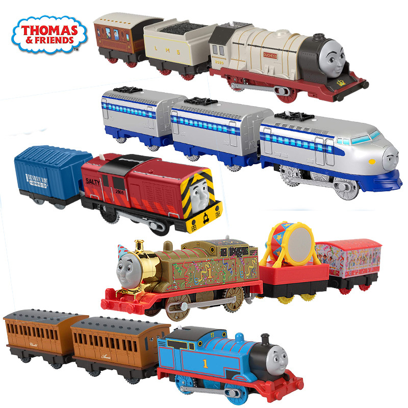 Original Electric Thomas and Friends Tra Edward ecast Car Toys for Kids Battery Electronal Motor Boy