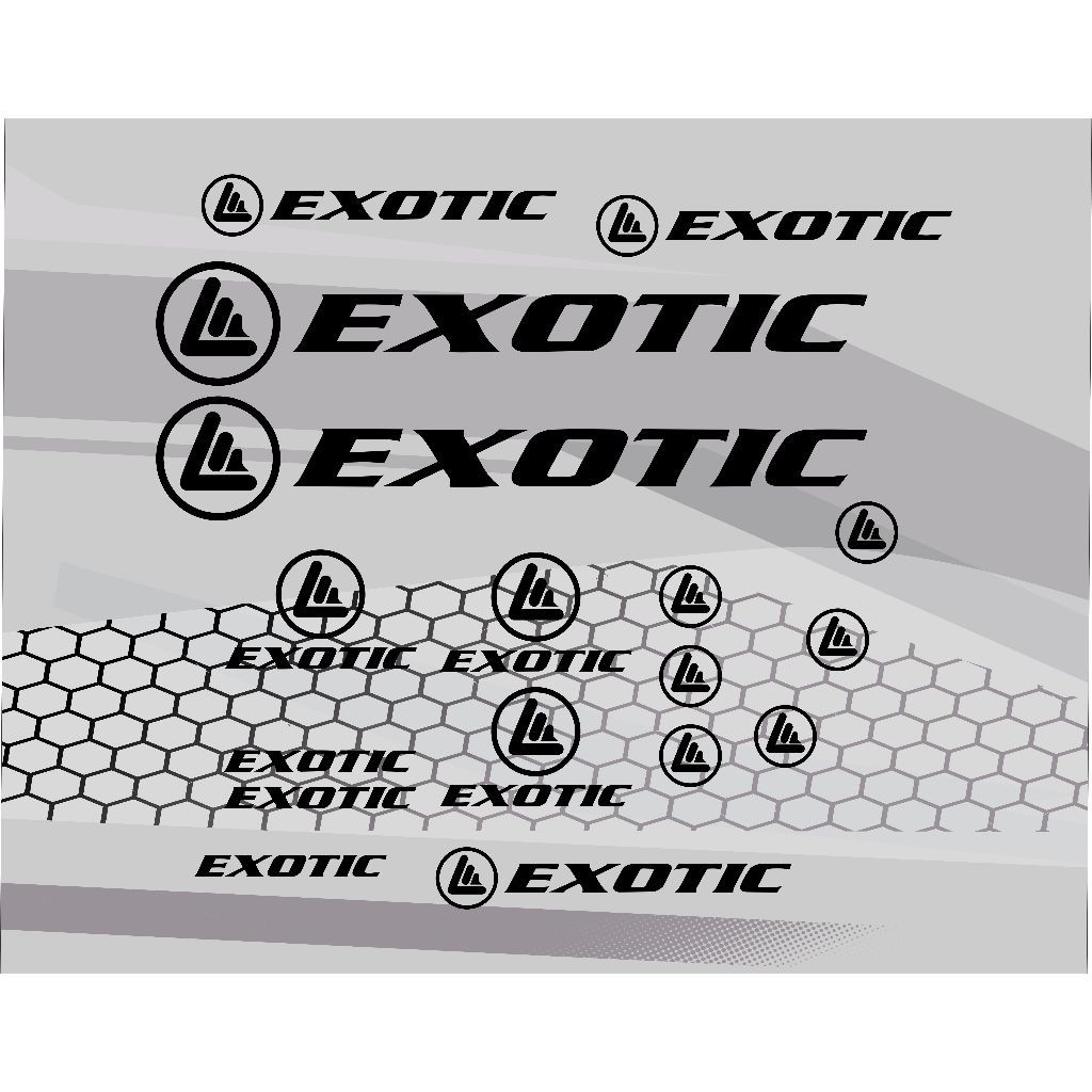 stiker sepeda lipat exotic cutting