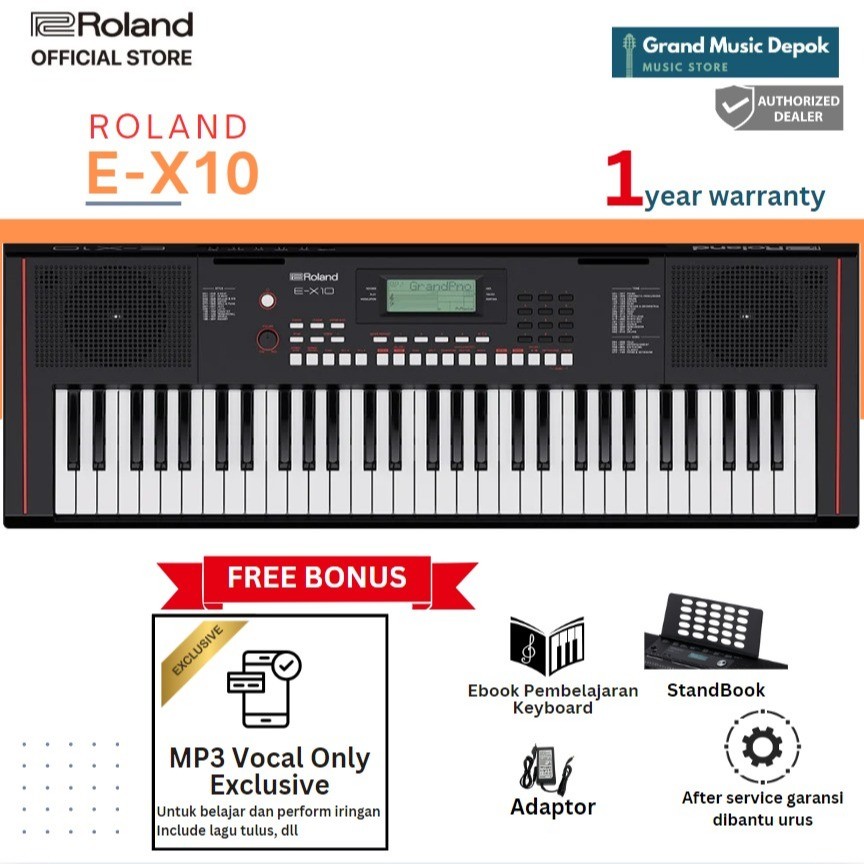 [Free Style DANGDUT] Roland E-X10 Arranger Keyboard Ex10 ex-10 ex 10 Roland Original