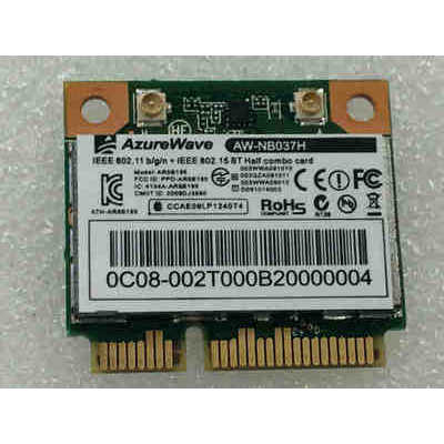 Wholesale New For Atheros AR5B195 AzureWave AWNB037H AR9285 Half Mini PCIE WIFI + for Bluetoothcompa