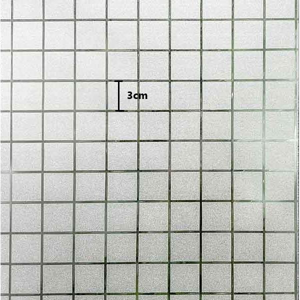 SALE Stiker Kaca Sandblast Glitter Premium Rol Sticker Es Motif Dekorasi Kaca Jendela 60CM x 3M - Ko