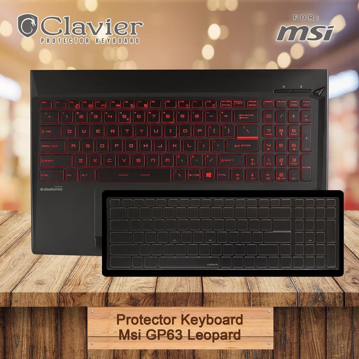 Keyboard Protector Cover Msi GP63 Leopard 8RD GP63 Leopard 8RE Cooskin