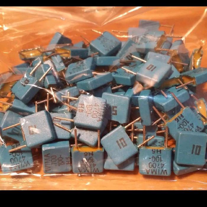 MKC 4700 4,7nF 4.7nF 4nf7 4.7n 4700uf 4.7 nf 100v 4n7 / 100v Wima BERKUWALITAS...