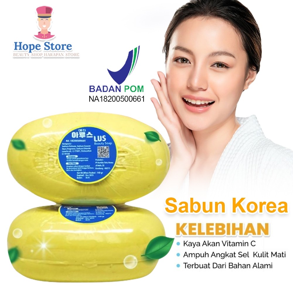 Sabun Korea / Sabun Pemutih Badan dan Wajah / Sabun Pemutih Badan Terlaris