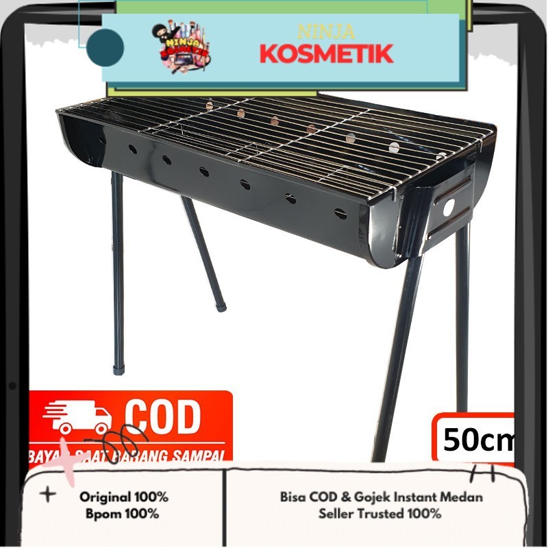 Maspion Alat Panggangan Arang 50cm | Bbq Grill Pan | Bakaran Areng | Perangkat Memanggang | Barbeque