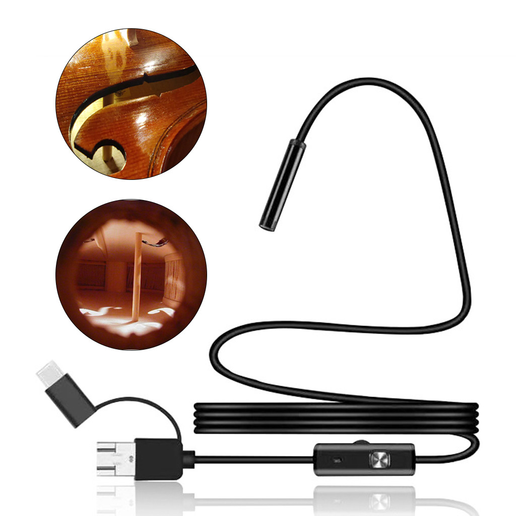 Violin HD Endoscope LED Light For Violin Making Cello Luthier trument F Hole Body ide Waterproof Lig