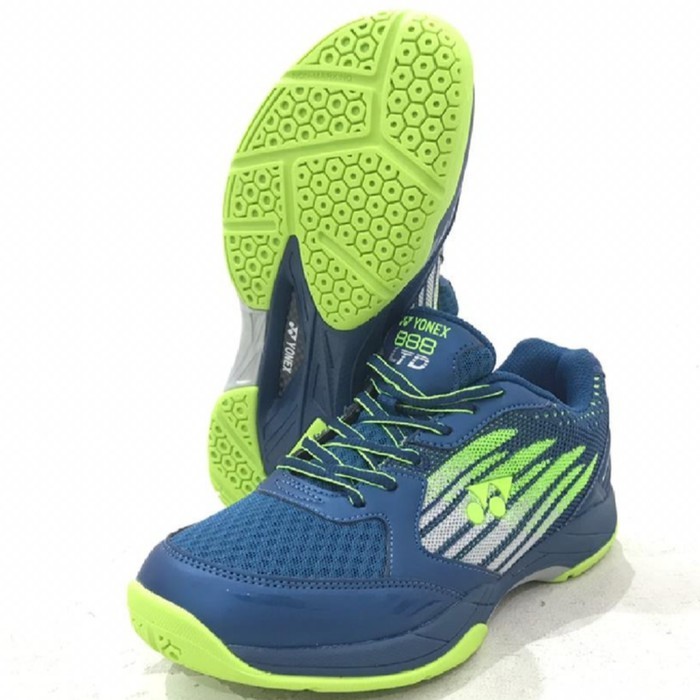 Herus Official Store-Yonex Badminton Shoes 888 SL Limited - Purple Blue/Neon Lime-Original