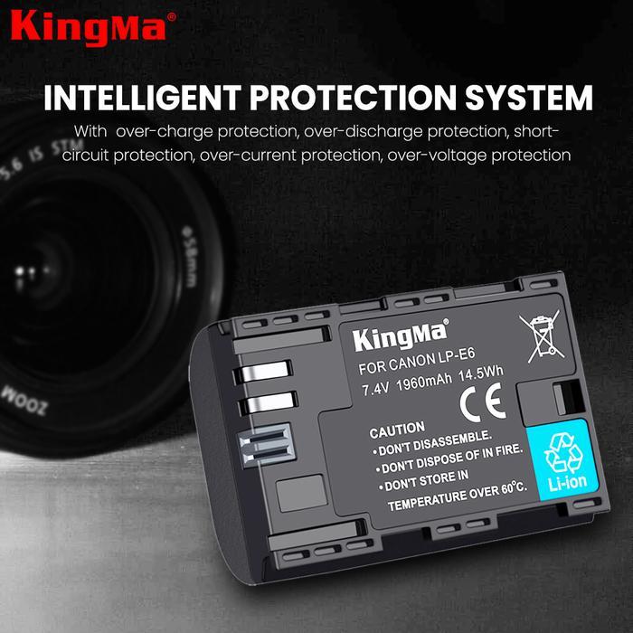 KINGMA Battery for Canon LP-E6