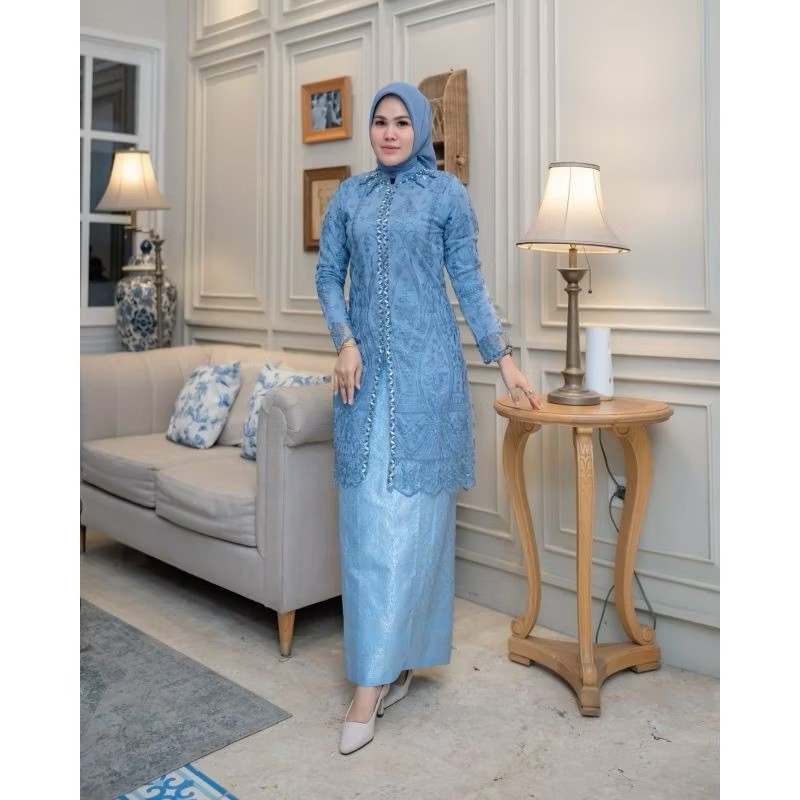 Stelan kebaya Songket Terbaru - Stelan Kebaya Lamaran Elegant - Stelan Pesta Kekinian