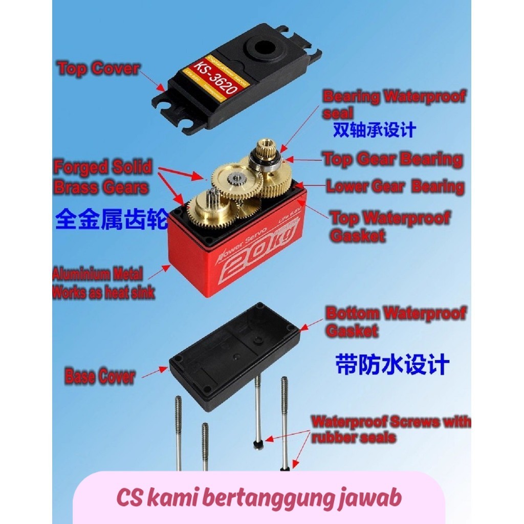 SS Assembled 4 Dof Robotic Arm Arduino with gital Servos, Parallel Grabbing Education Maker Competit
