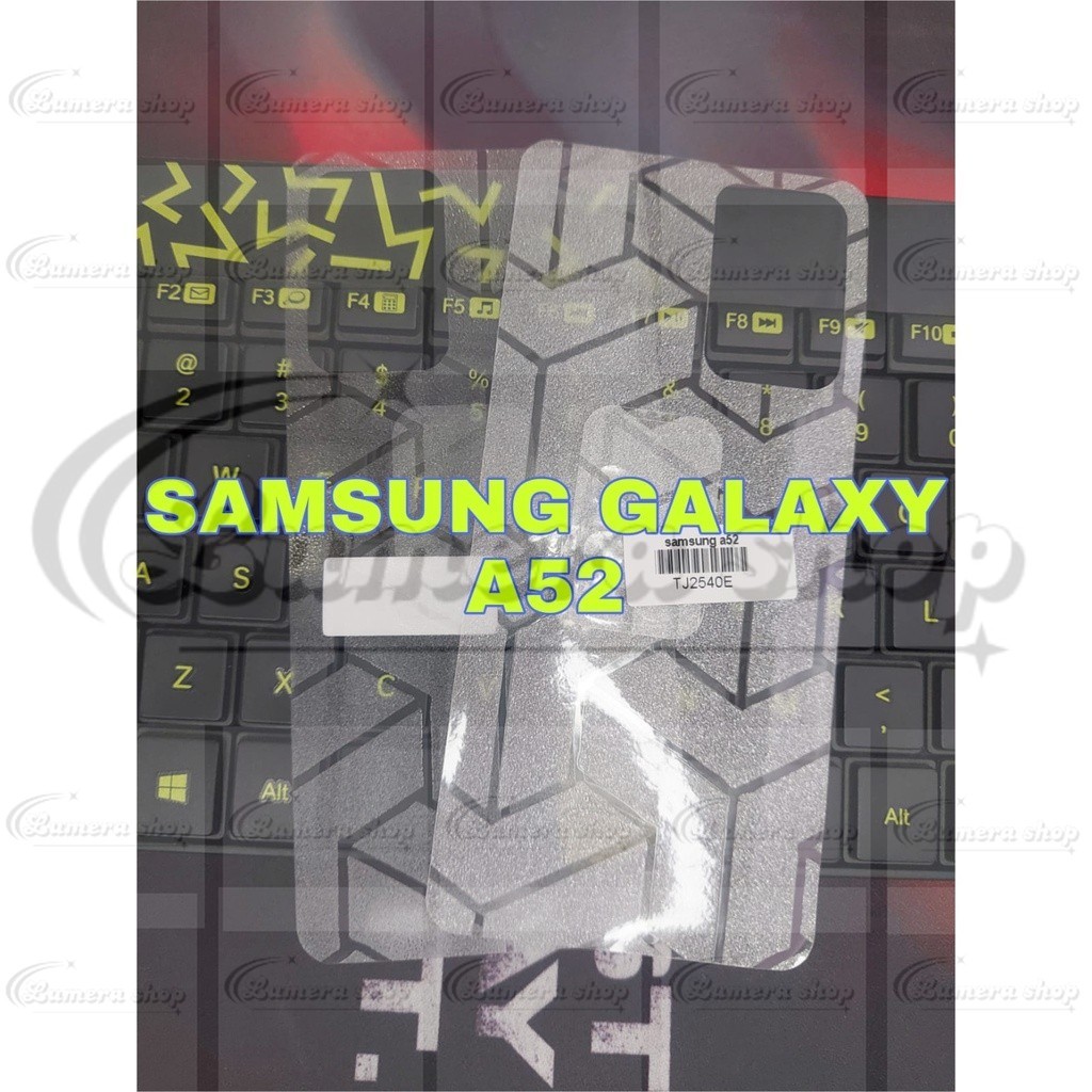 COD Skin Carbon SAMSUNG GALAXY A52 A52s Back Skin Transformers Anti Jamur Pelindung Belakang Handpho