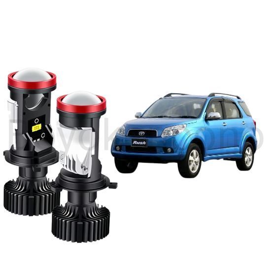 2pcs Lampu Utama LED H4 Projector High Power Mobil Toyota Rush 2007 2012 Byk