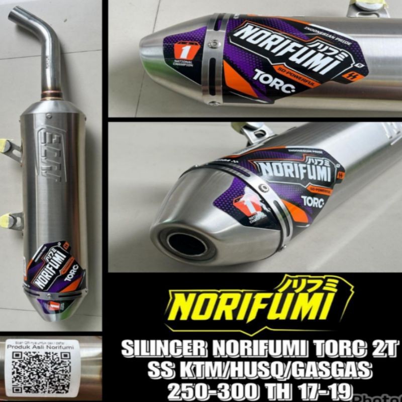 KNALPOT KTM/HUSQ/GASGAS 2T 2017-2019 NORIFUMI TORC SS