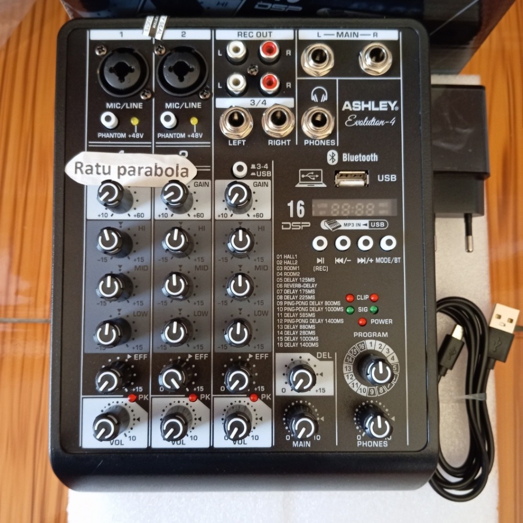 MIXER AUDIO ASHLEY 4 CHANNEL EVOLUTION 4