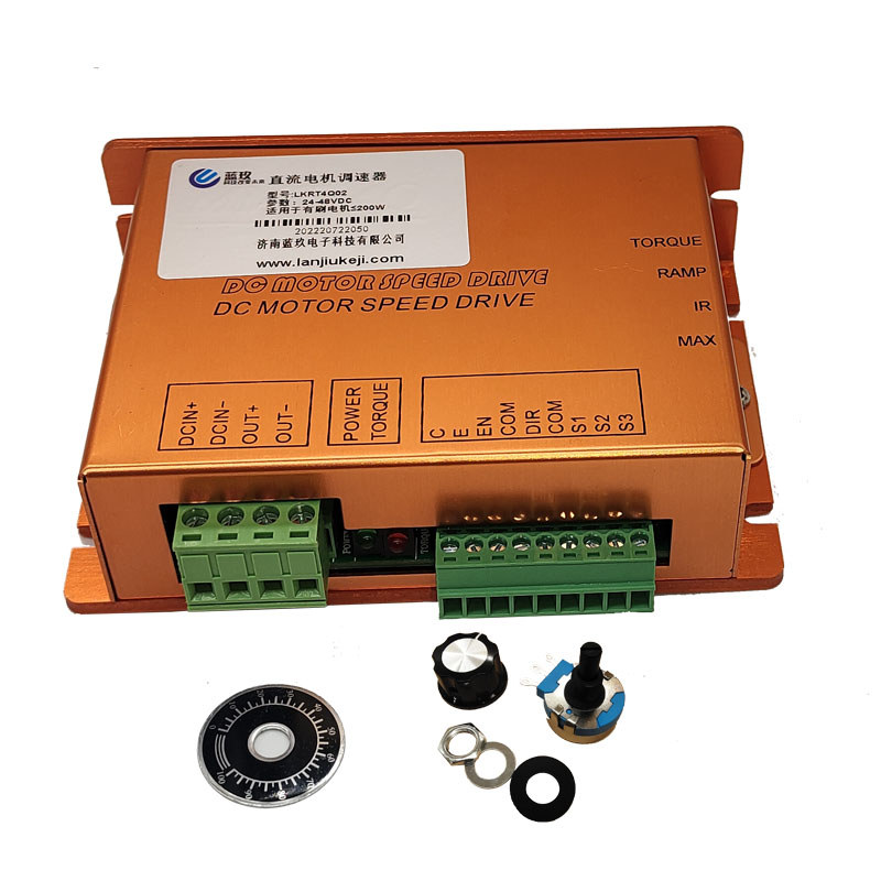 DC24/20BL-4Q02 24V PWM DC Motor Controller 24v 200w dc motor speed controller reversible speed contr