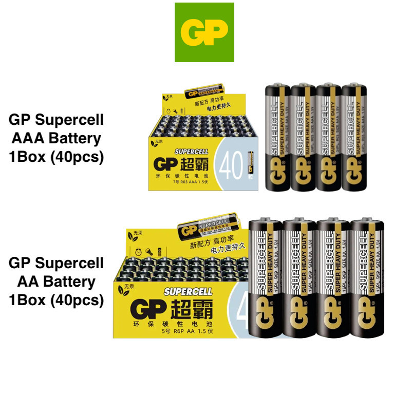 Baterai Supercell GP 1.5V Tahan Lama Baterai AA/AAA untuk Jam dan Mainan Baterai GP AA/AAA