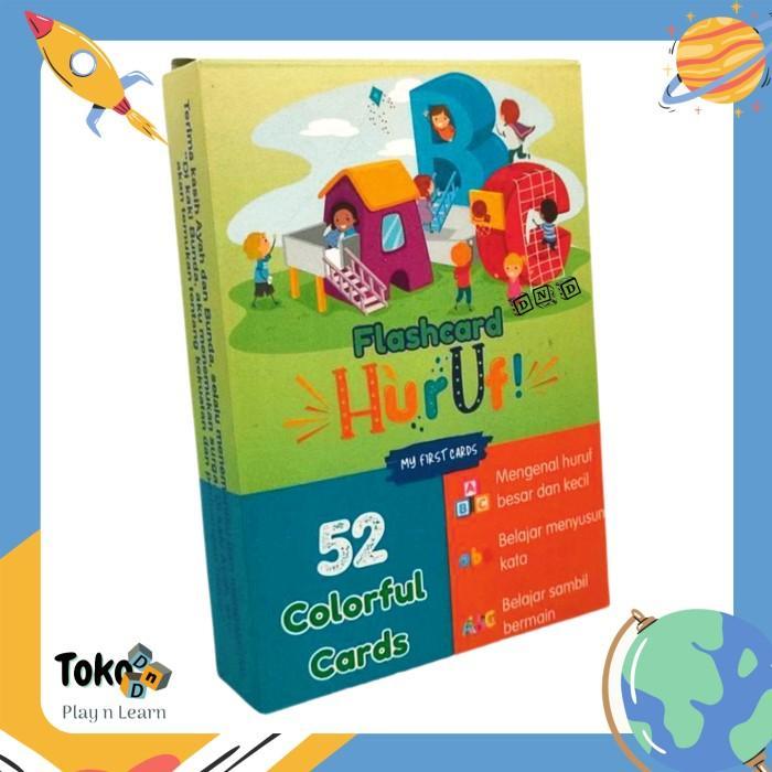 Mainan Edukasi Anak My First Flash Cards Huruf Abjad Kartu Alphabet - Huruf