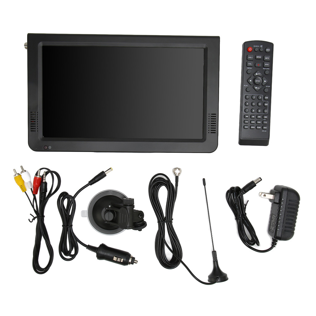 Portable TV 10 Inch High Sensitivity Tuner Rechargeable ATSC gital TV for Car Outdoor new