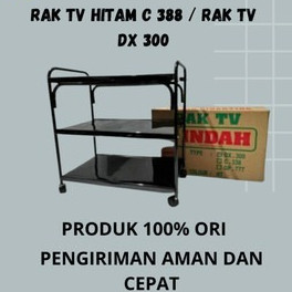 Rak tv / rak galon / rak buku / rak tv besi dx300 /rak tv serbaguna/ rak serbaguna 3 susun