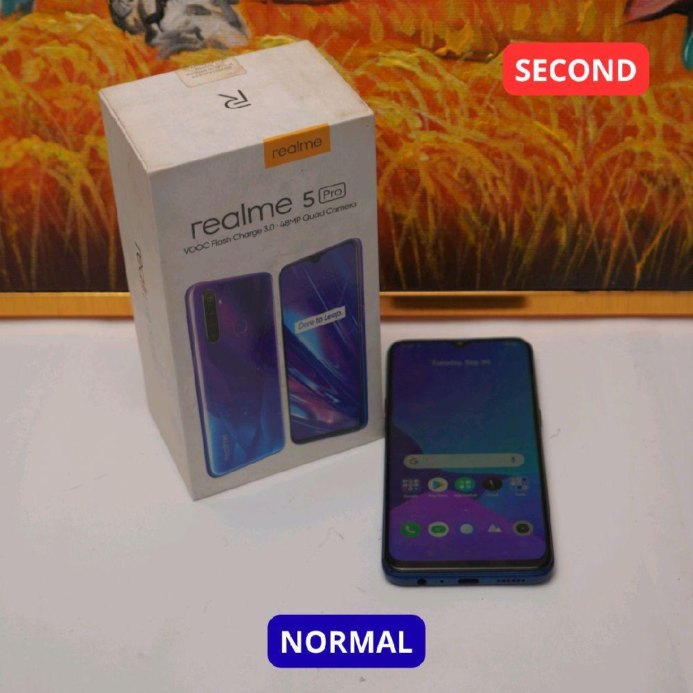 REALME 5 PRO 4/128 GB HP SECOND ORIGINAL SINAR MUTIARA CELL