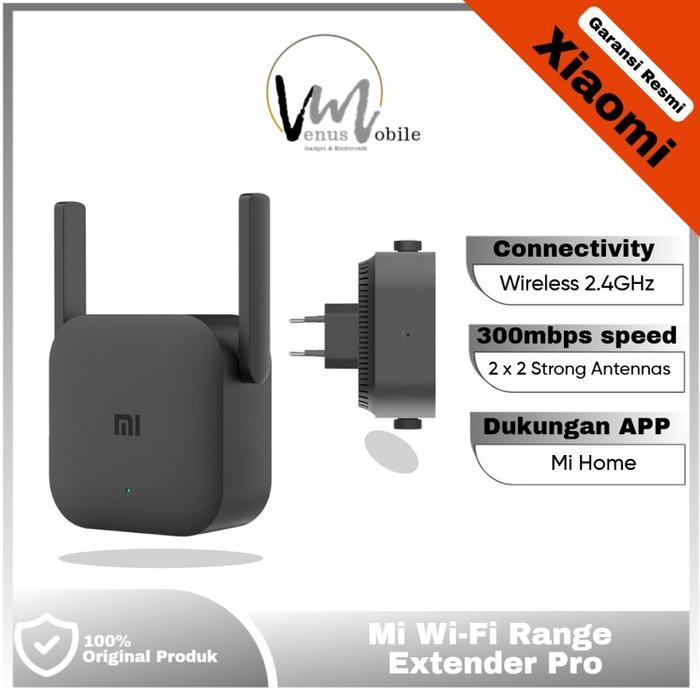 Genius id Xiaomi WiFi Range Extender Repeater Pro 300Mbps- Mi WiFi EXTENDER PRO - Black R03 Pro